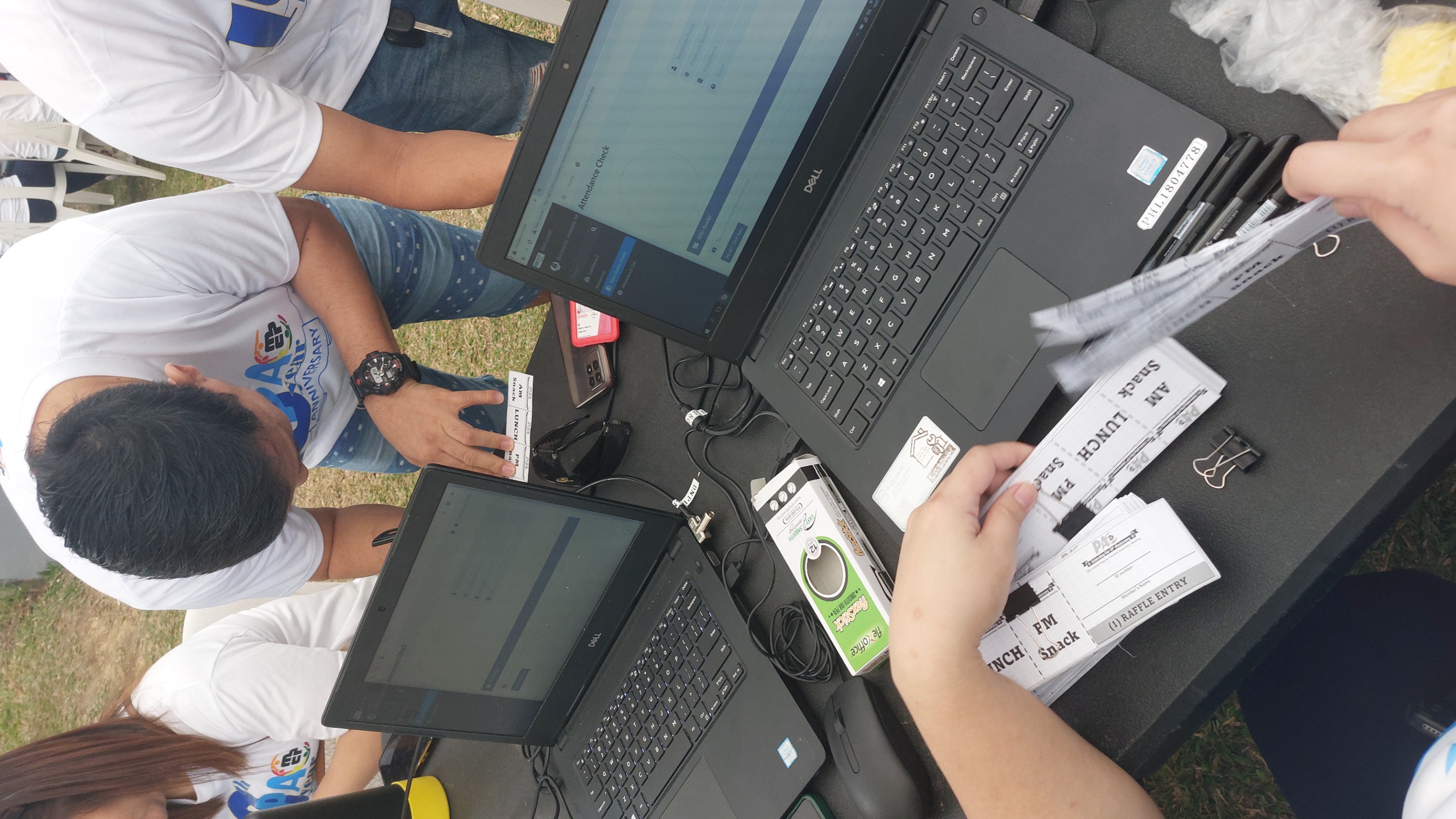 Integrated RFID and Voting Systems for Cooperative Events